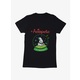 Black Christmas Cybunny Snow Globe Womens T-Shirt